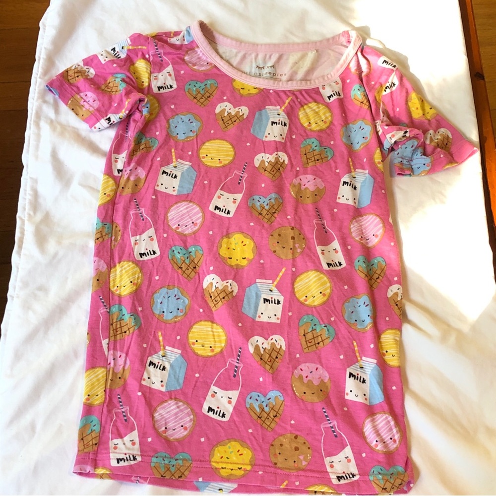 Little Sleepies 9/10 Kids Shirt- Milk & Sweets